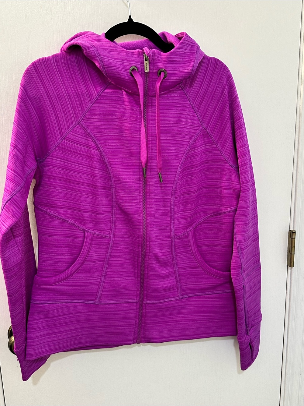 RARE Athleta Fuchsia Hooded Zip Jacket women’s